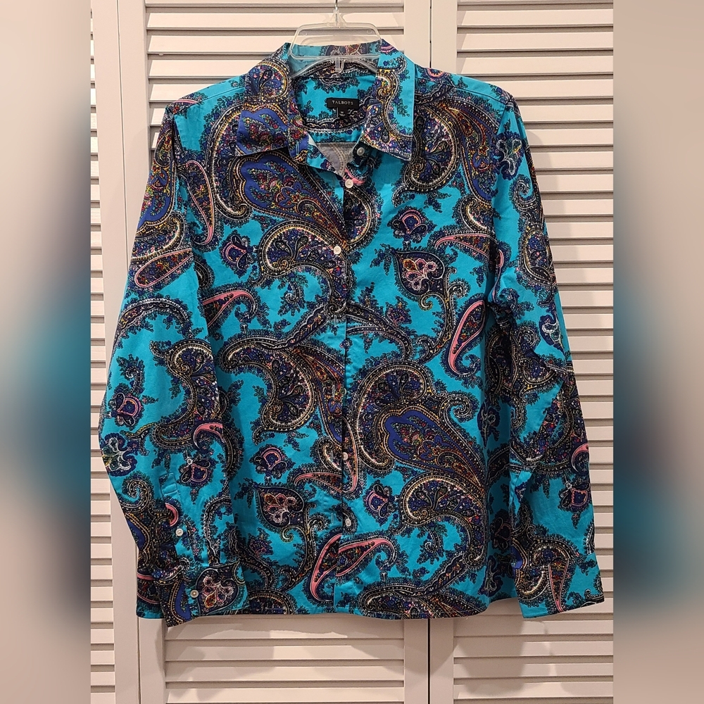 Talbots Cotton Blouse Medium